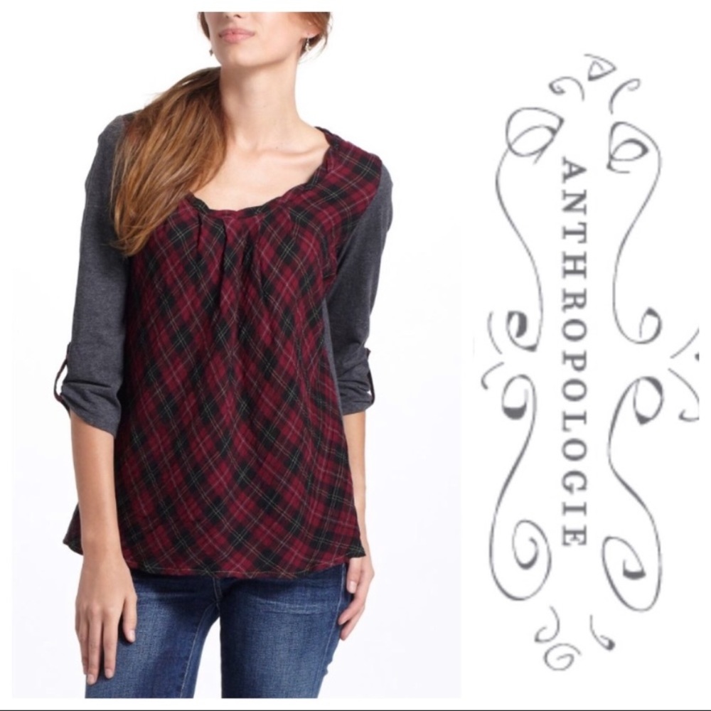 One September Centered Plaid Pullover